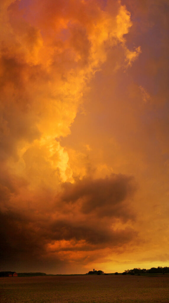 Sky, Clouds, Sunset