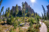 Cathedral Spires Trail, Cathedral Spires, Rocks, Hiking