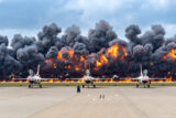 Wall of Fire, Air Show, Thunderbirds, Jets, F-16